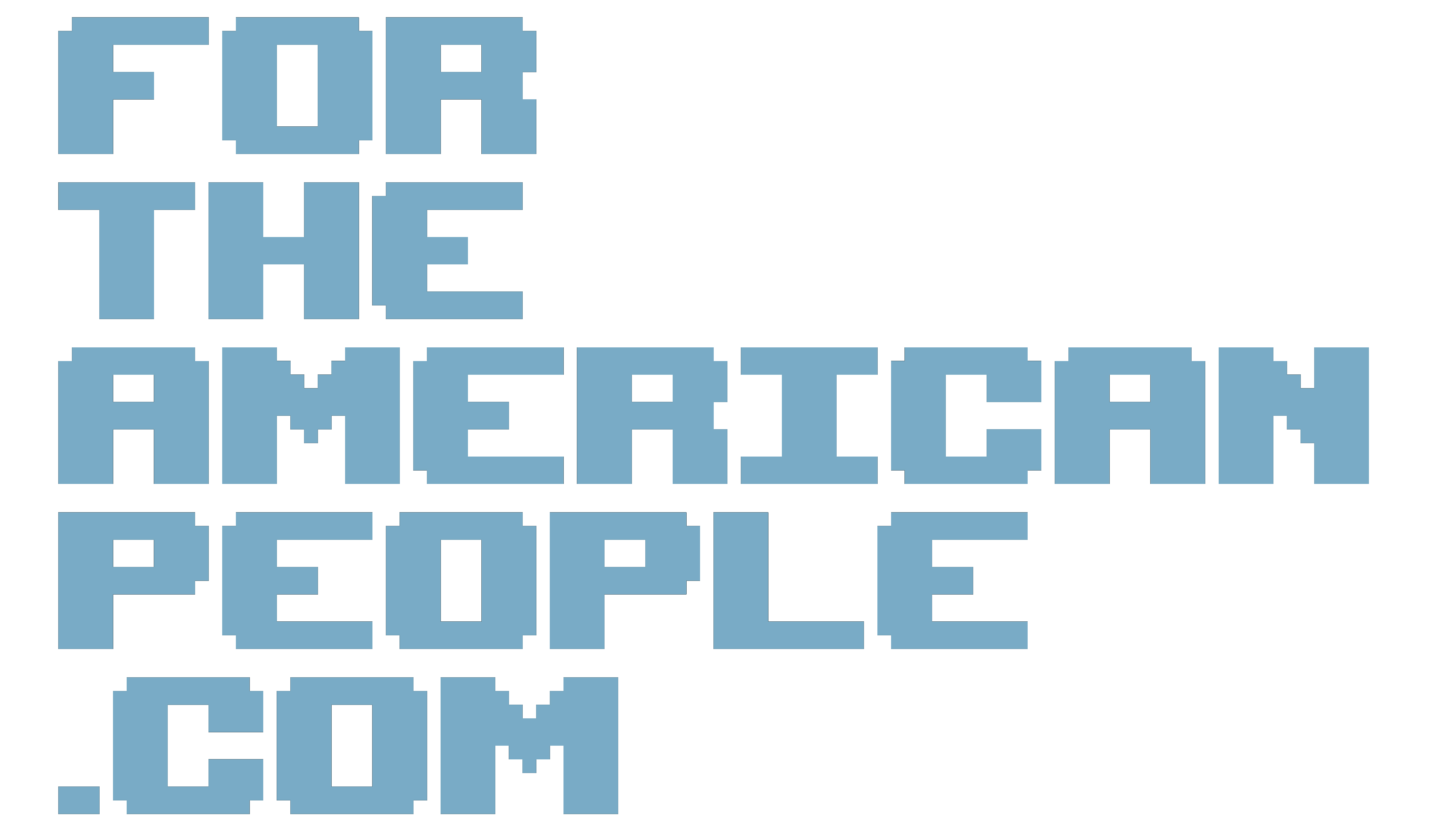 ForTheAmericanPeople.com Text Logo